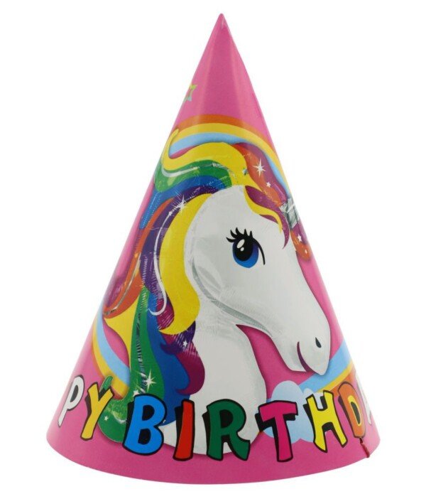 Unicorn themed birthday hats kochi
